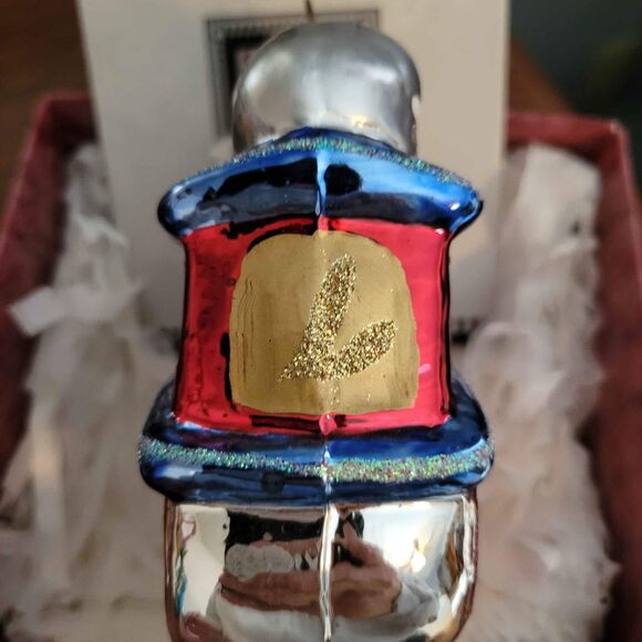 1998 Hallmark Crown Reflections Locomotive Blown Glass Ornament - Picture 2 of 6